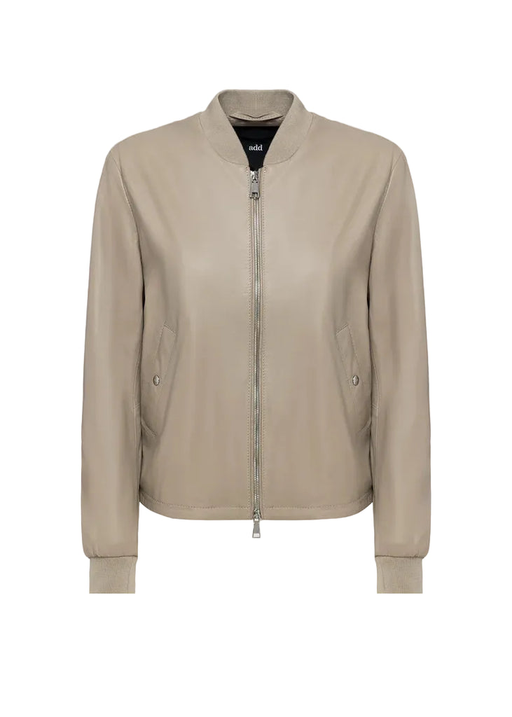 Giacca Bomber in Pelle ADD - Michela Bini