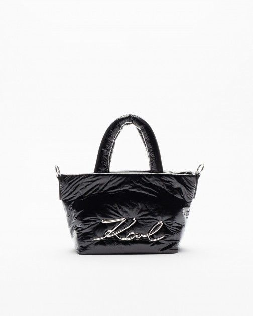 BORSA K/SIGNATURE SOFT SM TOTE NYLON  KARL LAGERFELD