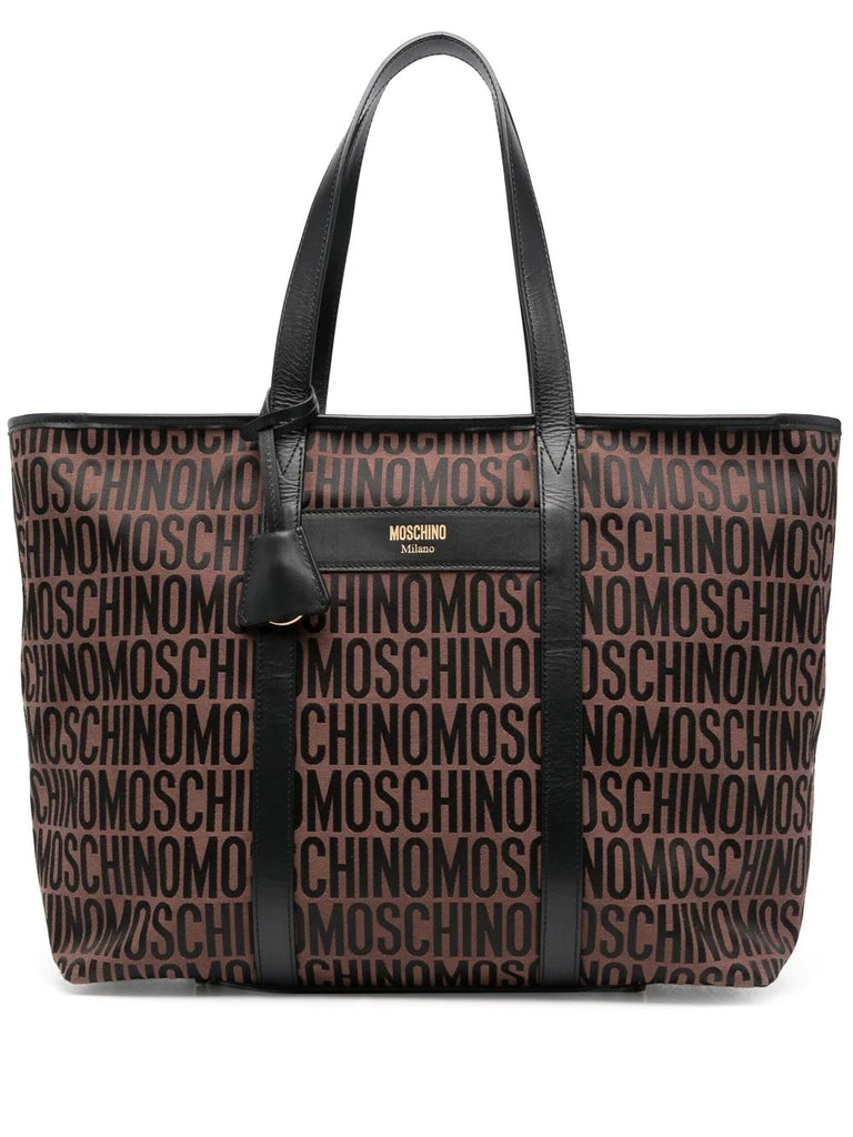 BORSA TOTE CON STAMPA MOSCHINO COUTURE !