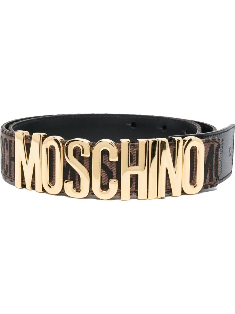 CINTURA LOGO MOSCHINO