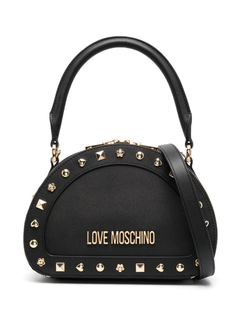 BORSA A TRACOLLA CON DECORAZIONE BORCHIE  LOVE MOSCHINO