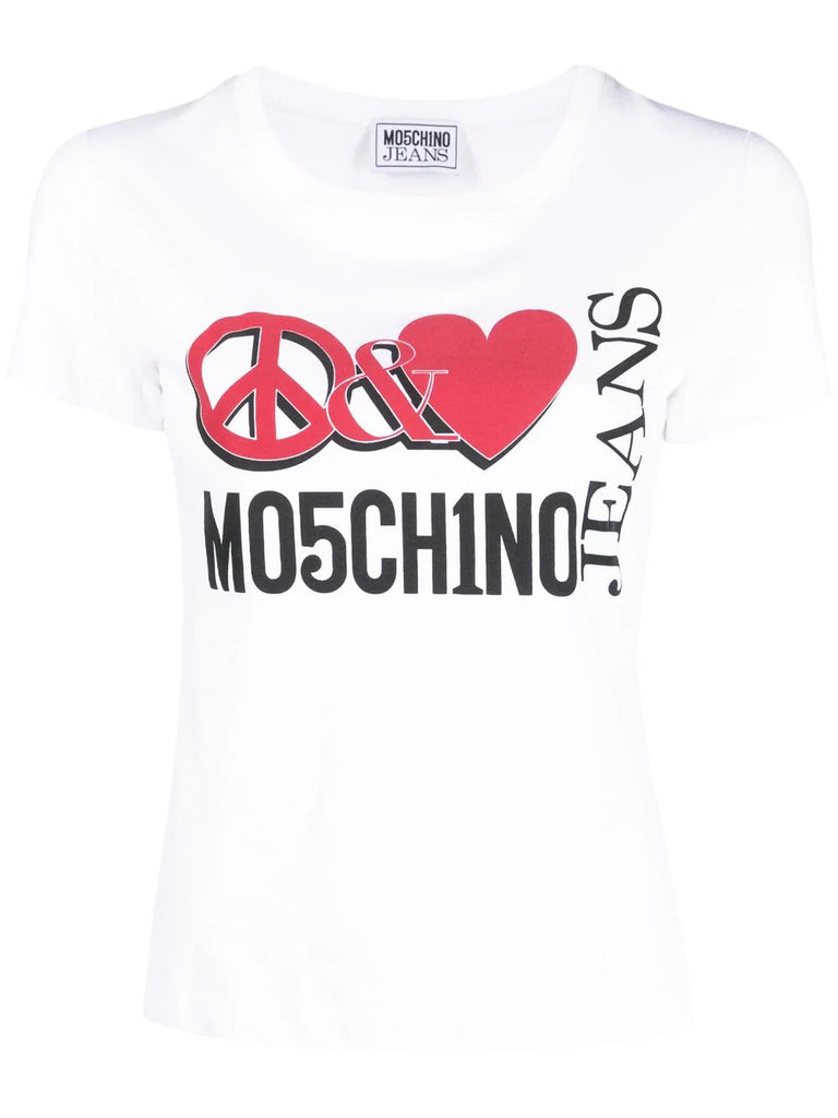 T-SHIRT JERSEY LOGO  MOCH1NO JEANS