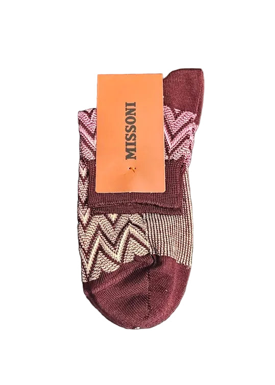 CALZINO CORTO BORDEAUX MISSONI