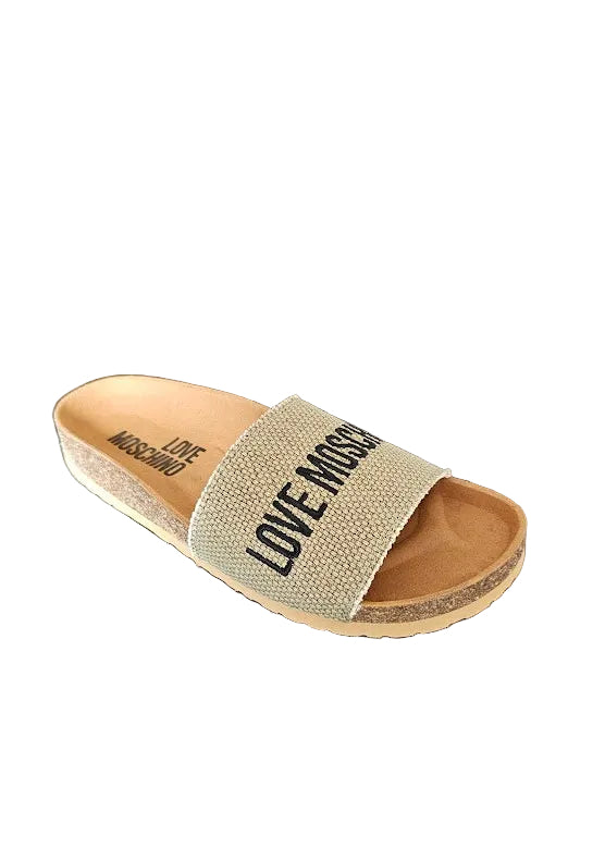 CIABATTA IN CANVAS LOVE MOSCHINO