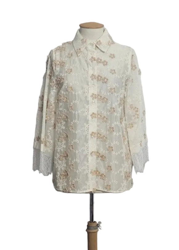 CAMICIA CON RICAMO MILVA°MI