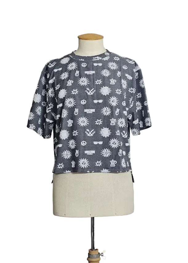 FELPA JACQUARD SYMBOLS SPONGE MOSCHINO ACTIVE