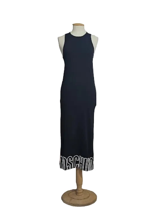 ABITO MAXI CANOTTA COTTON JERSEY MOSCHINO ACTIVE