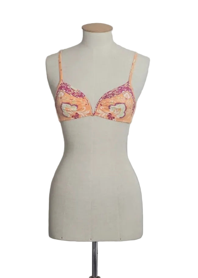 BIKINI TOP TRIANGOLO IMBOTTITO CON STAMPA TWINSET