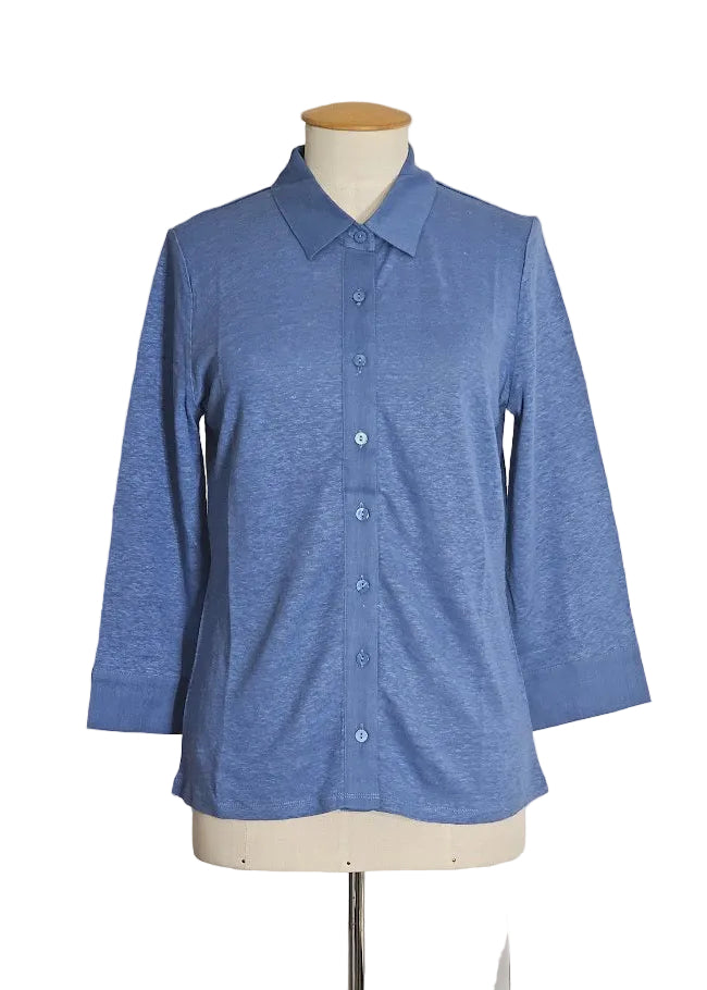 CAMICIA 3/4 INSERTI TESSUTO MAIDAMILA