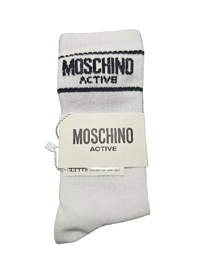 CALZINI SPUGNA LOGATI MOSCHINO ACTIVE