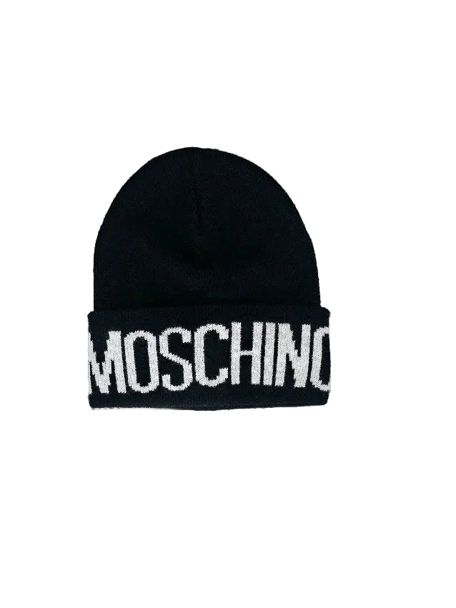 CAPPELLO CON SCRITTA LOGO MOSCHINO
