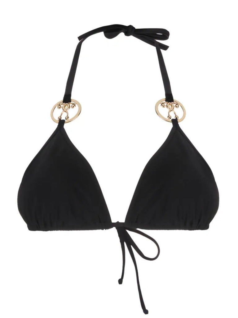 COSTUME TOP BIKINI CON PLACCA ORO   MOSCHINO UNDERWEAR