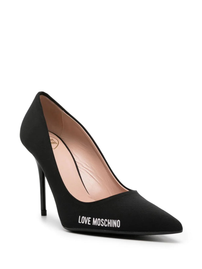 DECOLLETE' A PUNTA CON STAMPA   LOVE MOSCHINO