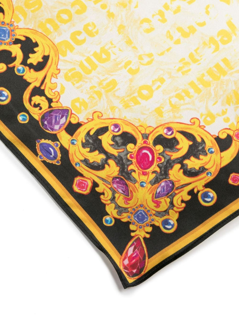 FOULARD IN SETA CON STAMPA BAROCCO VERSACE JEANS COUTURE – Michela Bini  Boutique