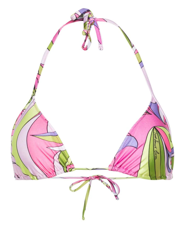 COSTUME  BIKINI TOP STAMPA ASTRATTA  MOSCHINO   SWIM