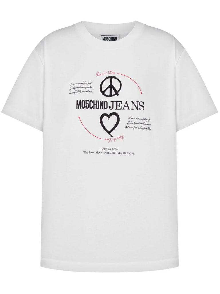 T-SHIRT CON STAMPA    MO5CH1NO JEANS