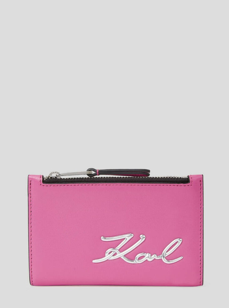 PORTAFOGLIO K/SIGNATURE 2.0 SLIM BFLD WLLT   KARL LAGERFELD