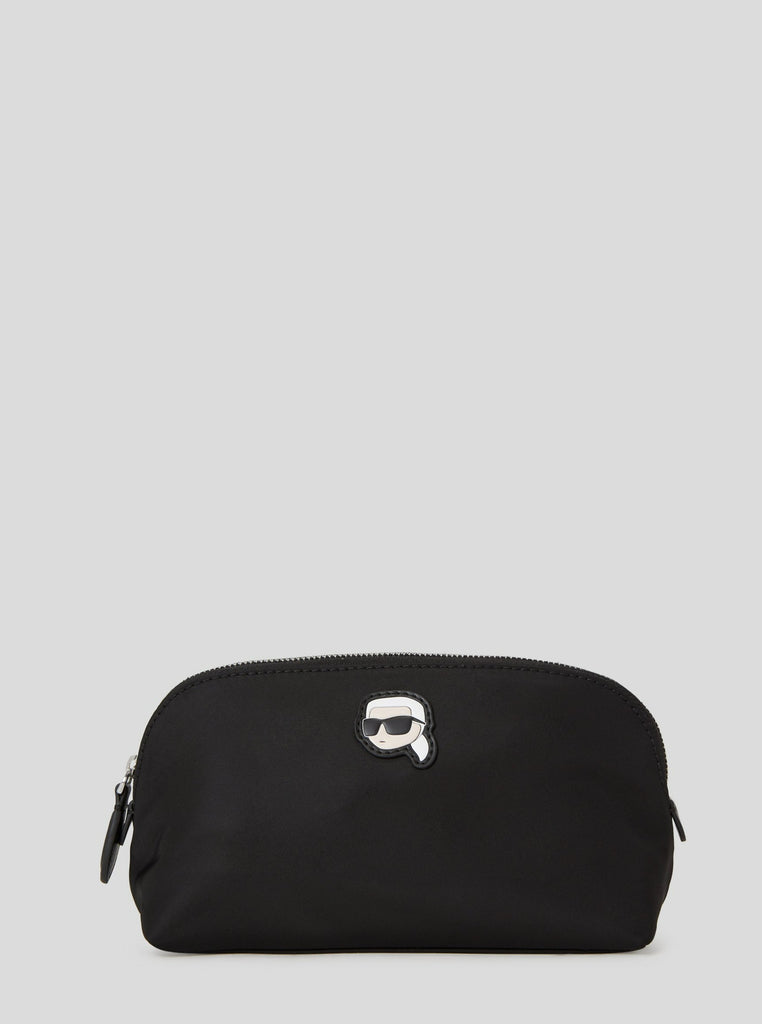 BORSA K/IKONIK BEAUTY CASE PICCOLO IN NYLON   KARL LAGERFELD