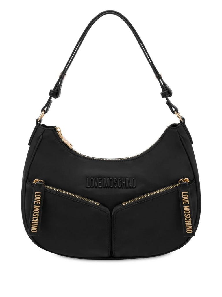 BORSA A SPALLA CON LOGO    LOVE MOSCHINO