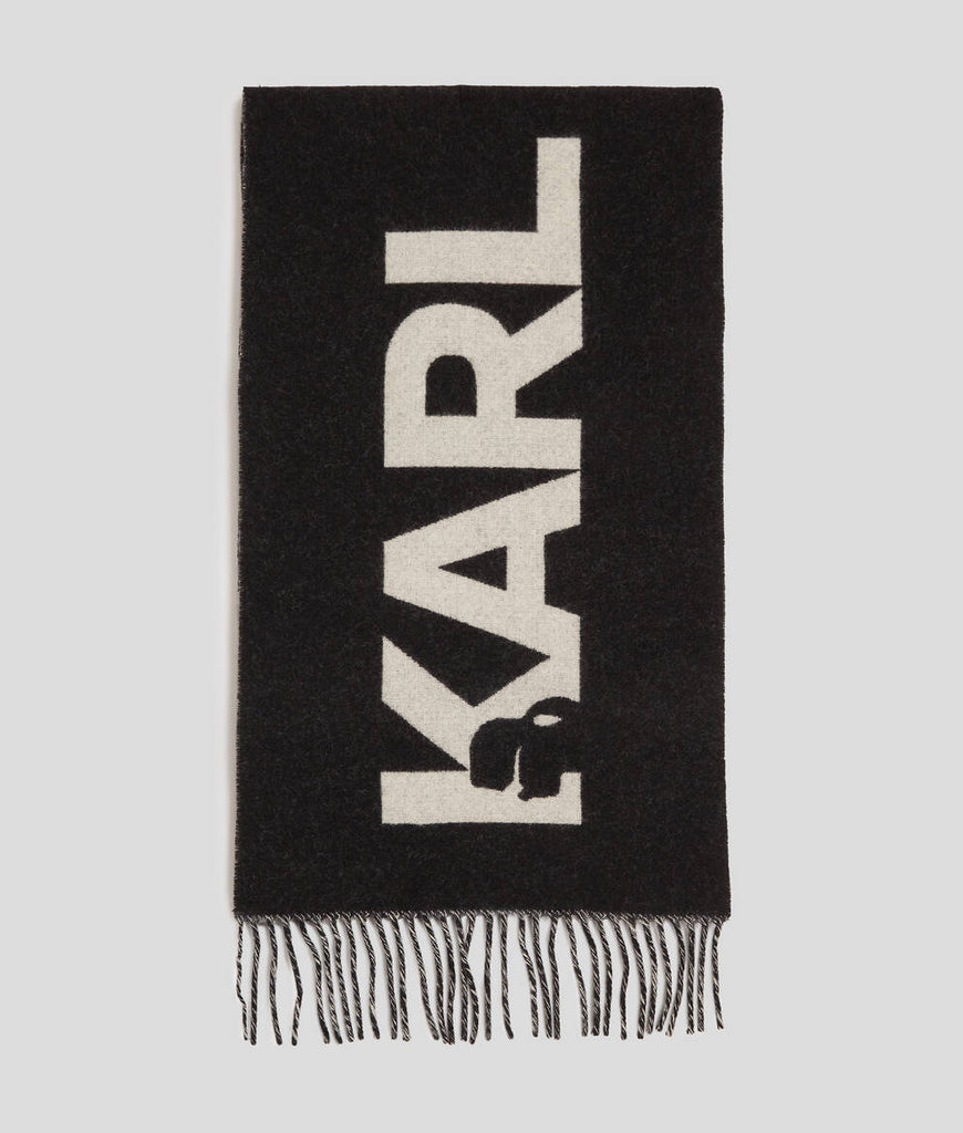 SCIARPA K/ESSENTIAL OVERSIZE CON LOGO    KARL LAGERFELD