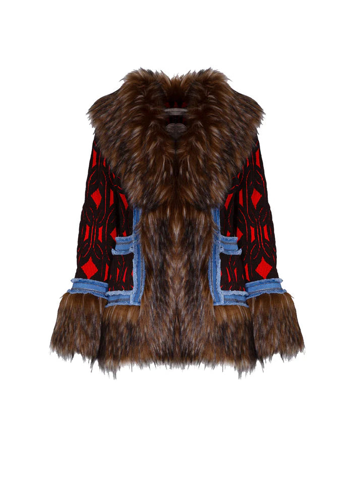 CAPPOTTO CORTO IN  ALPACA ARMAND CACAO    THE EXTREME COLLECTION