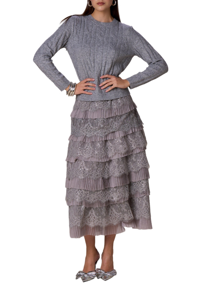 MAGLIA TRECCE IN LUREX     NOSECRETS