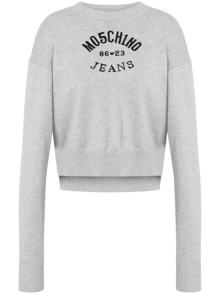 MAGLIONE CON LOGO     MO5CH1NO JEANS