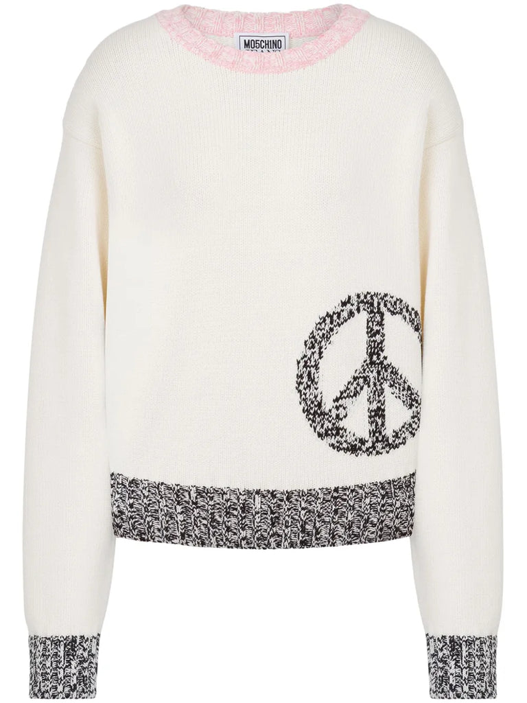 MAGLIONE DELLA PACE     MO5CH1NO JEANS