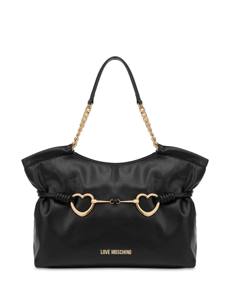 BORSA TOTE CON LOGO     LOVE MOSCHINO