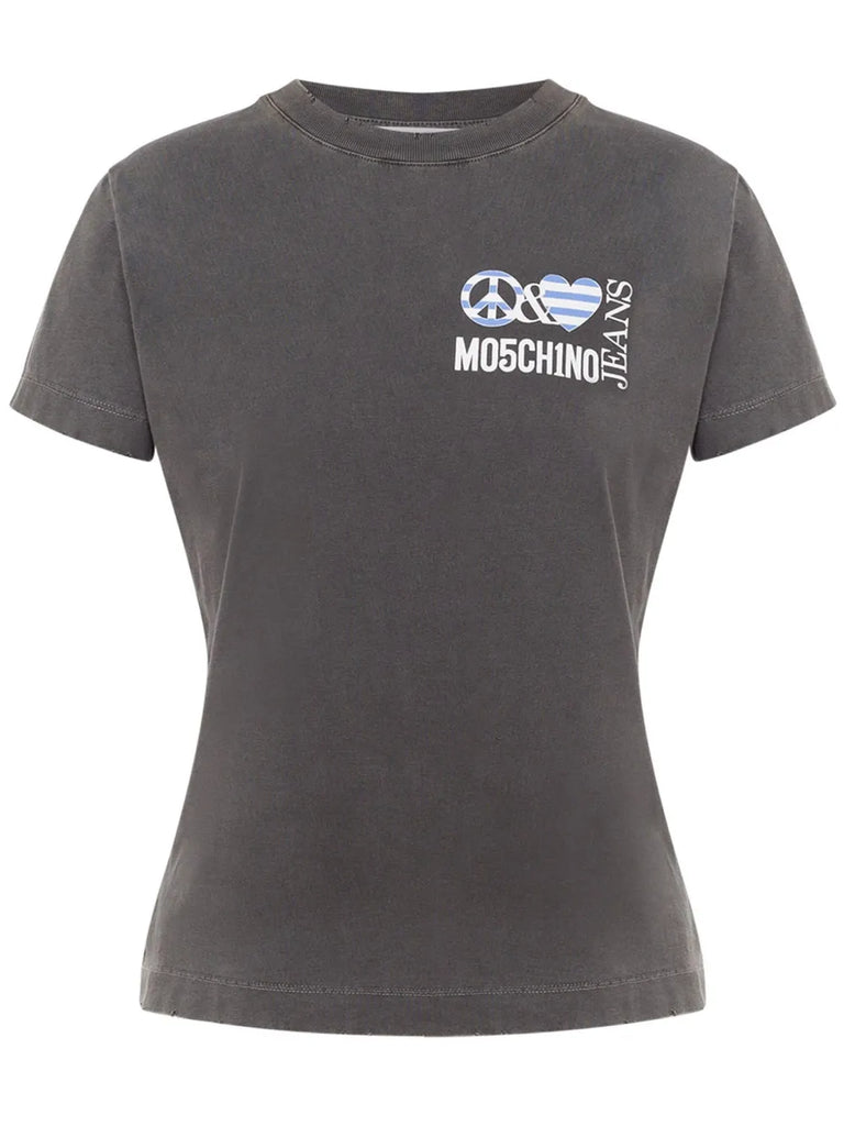 T-SHIRT CON STAMPA     MO5CHINO JEANS