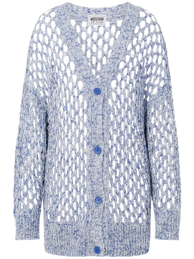 CARDIGAN A RETE     MO5CH1NO JEANS