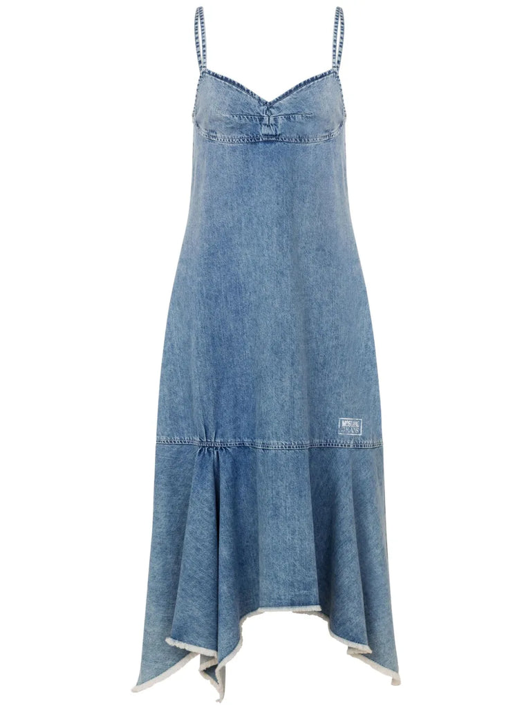 ABITO MIDI DENIM LEGGERO     MO5CH1NO JEANS
