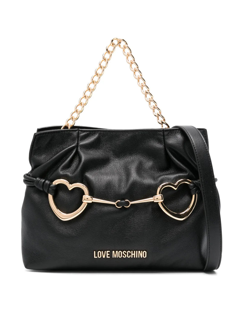 BORSA TOTE CON LOGO     LOVE MOSCHINO