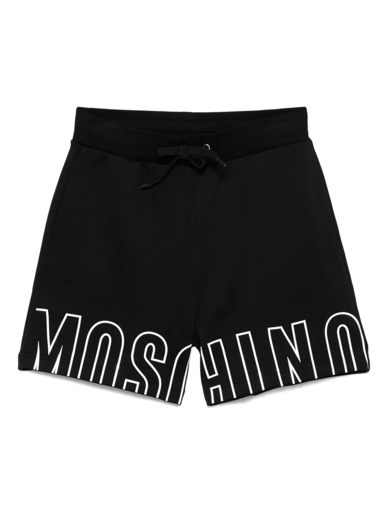 SHORTS COTTON FLEECE DIAGONAL MOSCHINO ACTIVE