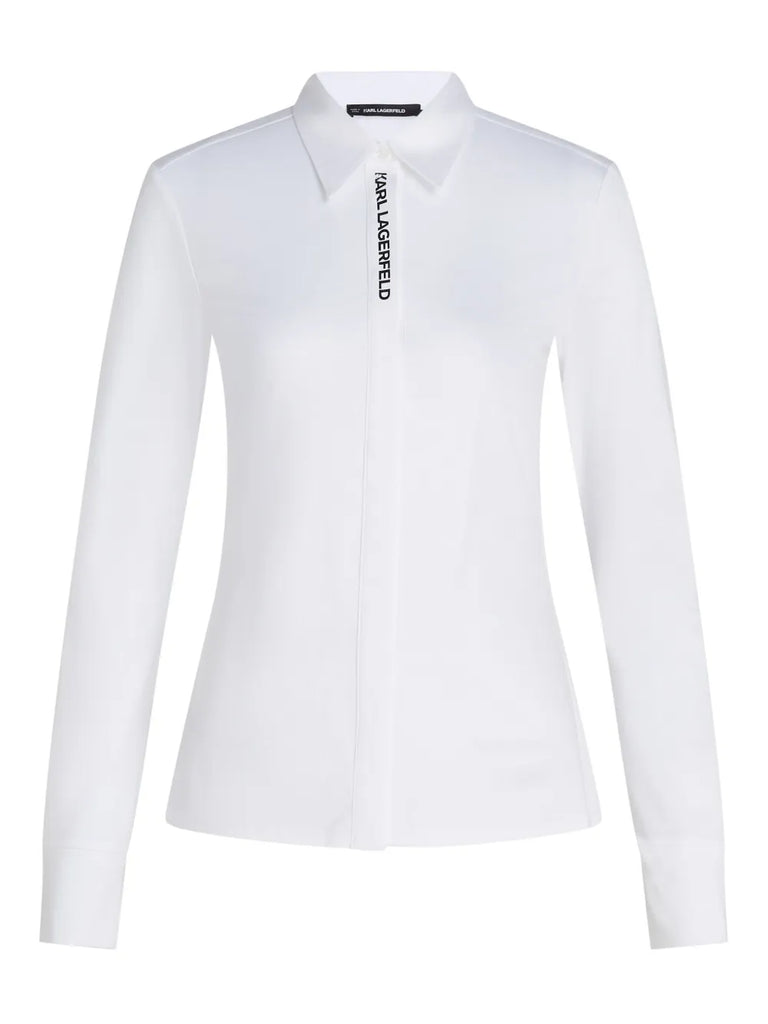 CAMICIA CON STAMPA LOGO     KARL LAGERFELD