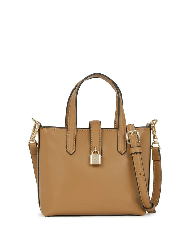 BORSA TOTE MINI IN PELLE     KARL LAGERFELD