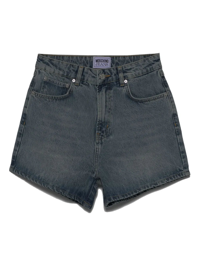 SHORTS DENIM CINQUE TASCHE MOSCHINO JEANS