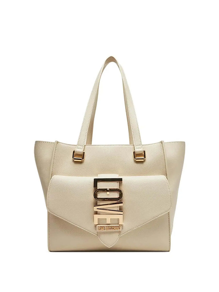 BORSA SHOPPER LOGO     LOVE MOSCHINO