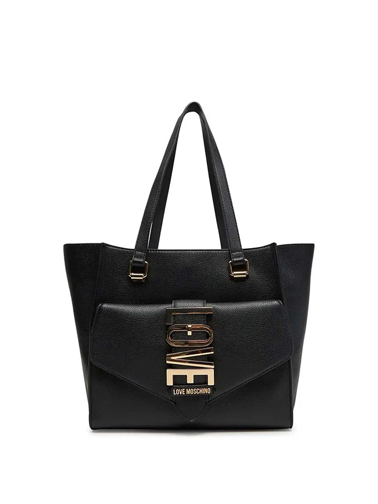 BORSA SHOPPER LOGO     LOVE MOSCHINO