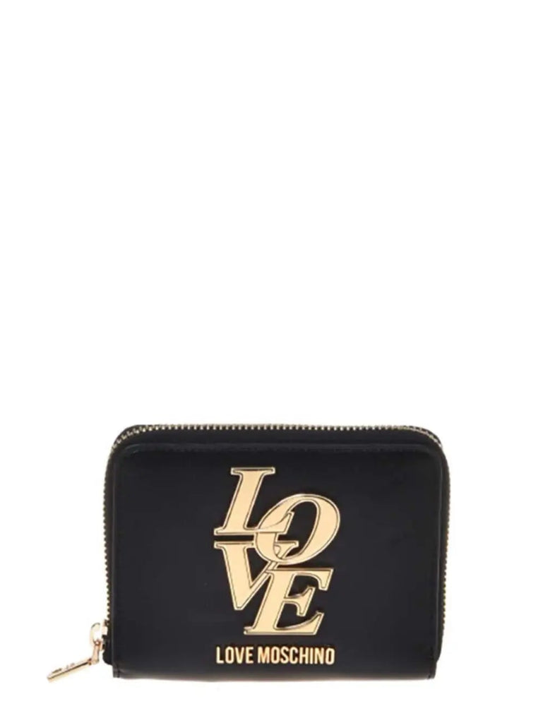 PORTAFOGLIO ZIP PICCOLO CON STAMPA LOGO     LOVE MOSCHINO
