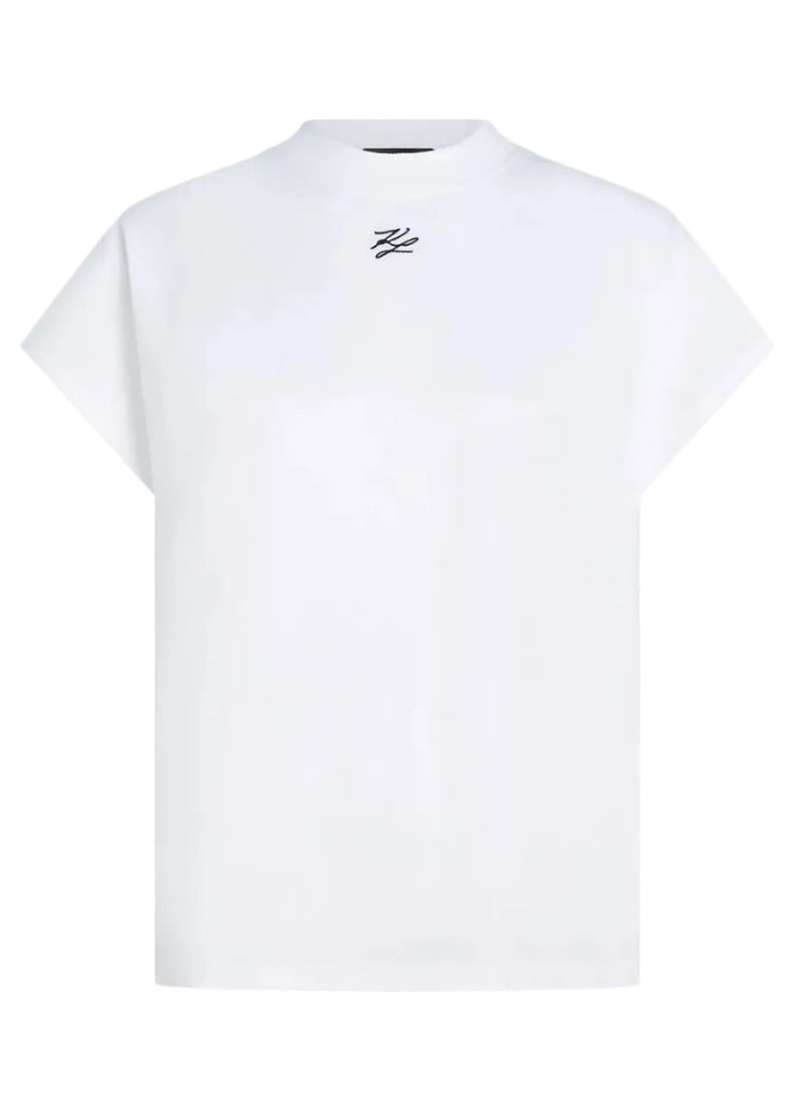 T-SHIRT RICAMO AUTOGRAPH KARL LAGERFELD