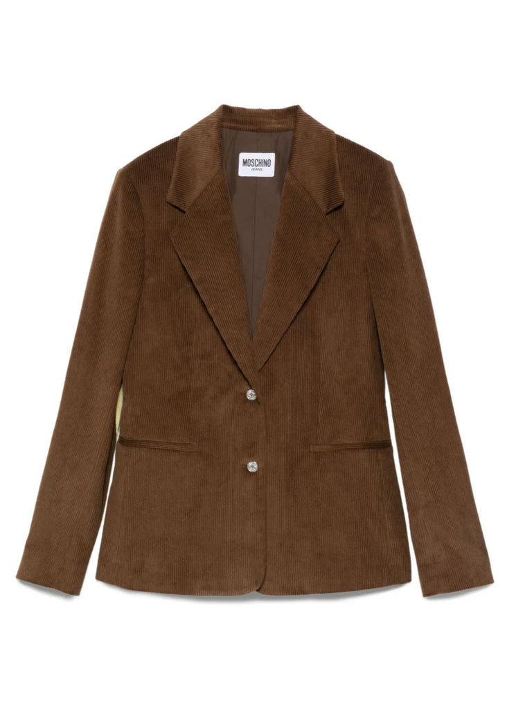 GIACCA BLAZER VELLUTO A COSTE     MOSCHINO JEANS