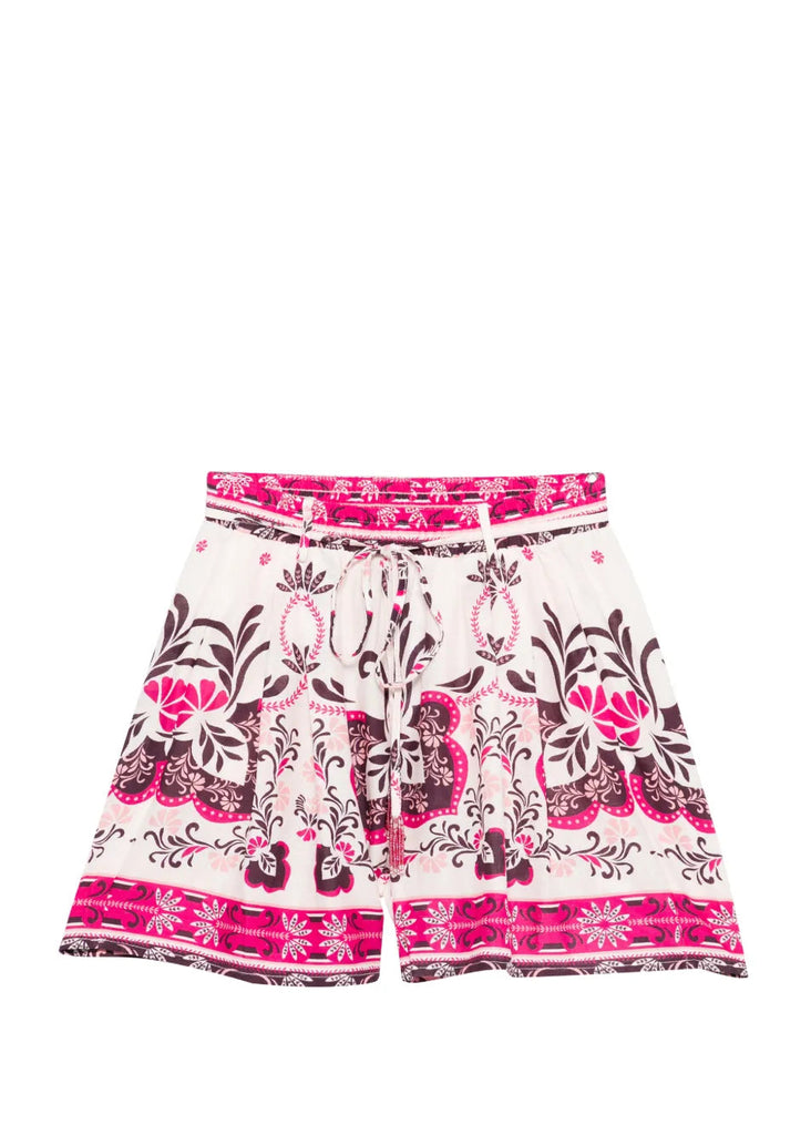 SHORTS MISTO LINO STAMPATO TWINSET