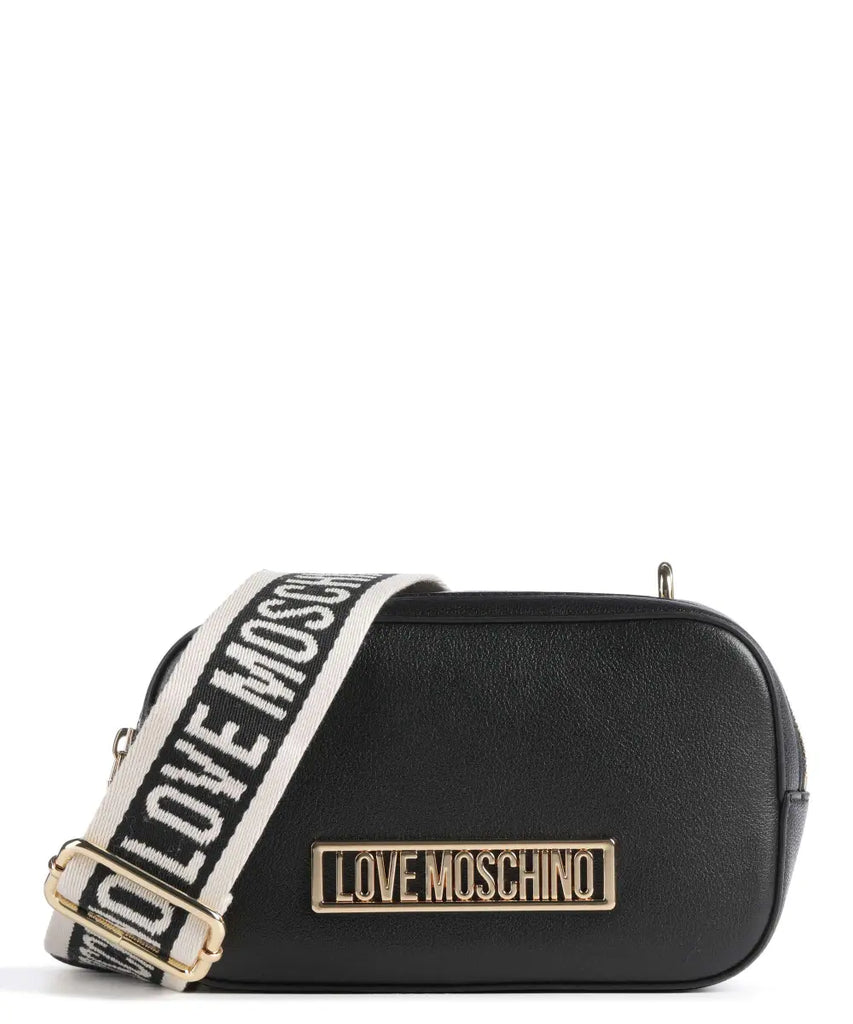 BORSA A TRACOLLA LOGO ORO   LOVE MOSCHINO