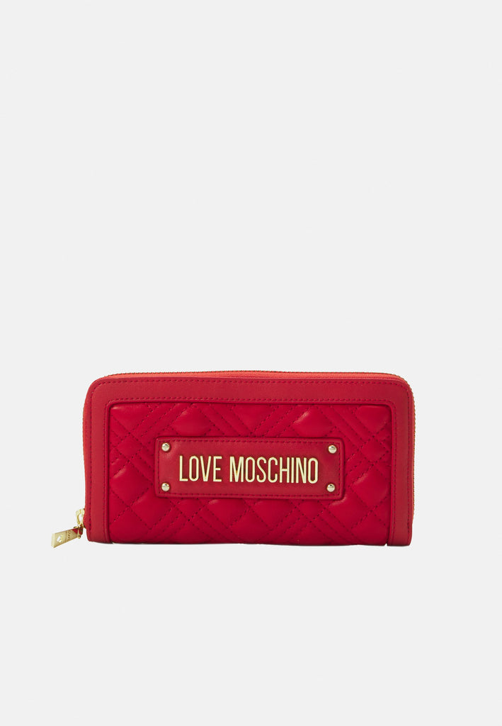 PORTAFOGLIO TRAPUNTATO LOGO  LOVE MOSCHINO