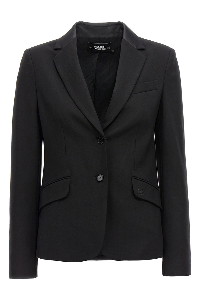 GIACCA MONOPETTO PUNTO JACKET  KARL LAGERFELD