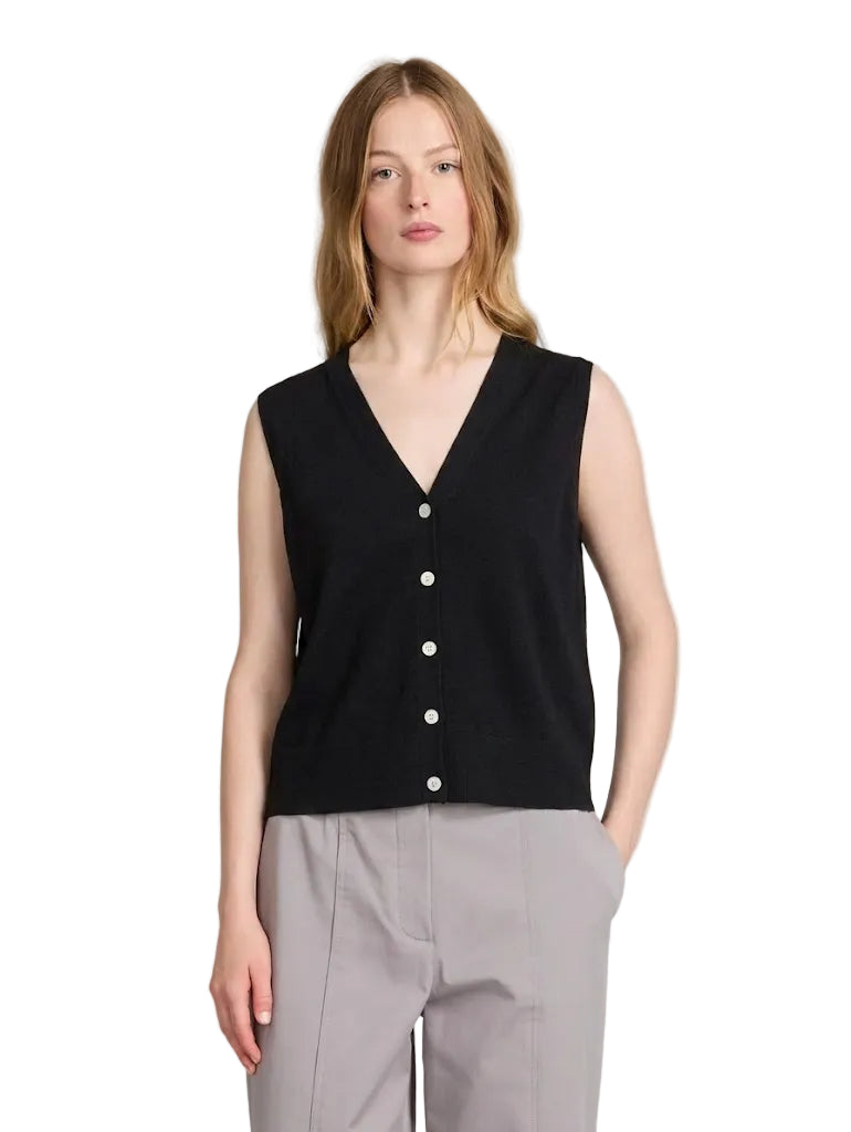 GILET MMLALBATA IN MAGLIA CON BOTTONI MAX MARA MM