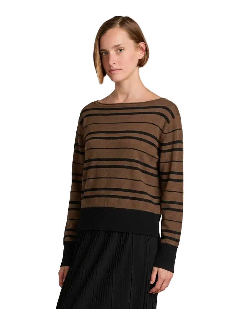 MAGLIA MMLBUTTERFLY CON SCOLLO A BARCHETTA MAX MARA MM