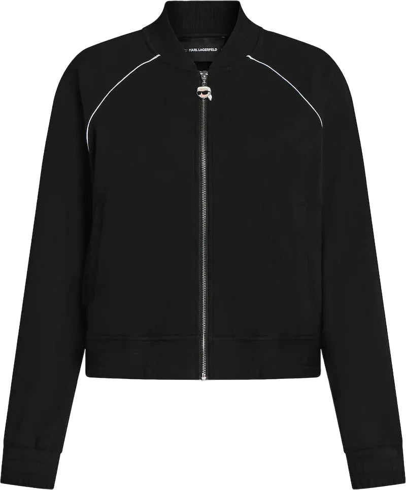 FELPA CON ZIP IKONIK KARL LAGERFELD