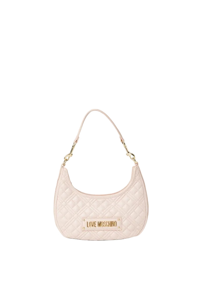 BORSA QUILTED TRAPUNTATO MEZZA LUNA  LOVE MOSCHINO